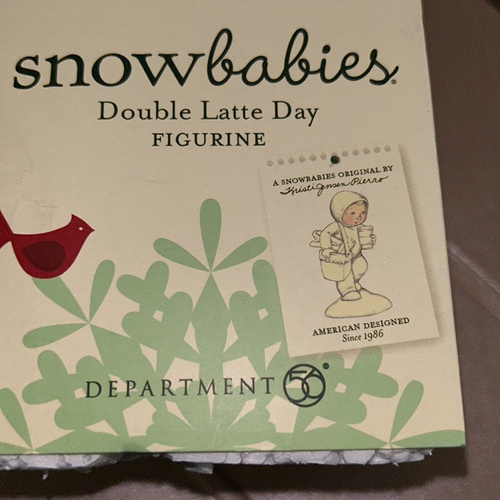 NWT Snowbabies Classics Double Latte Day Figurine - Picture 8 of 10
